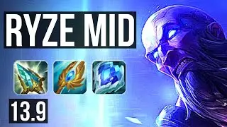 RYZE vs PANTH (MID) | Rank 5 Ryze, 7/3/11 | TR Grandmaster | 13.9