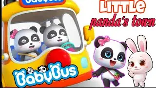 Babybus | Little panda's town | kids gameplay walkthrough| android & ios
