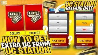 UC Station Release Date | How Get Extra UC From UC Station |Complete Details |PUBGM