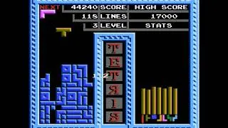 Tetris (Compa&ntilde;&iacute;a: TENGEN) 🇷🇺 - (Versi&oacute;n NES) - [Gameplay] - {GuilDRO}.
