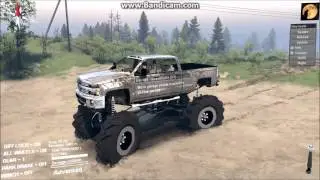 Spintires bigtmaxx25 Chevy 3500 HD Mega truck