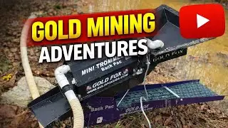 Prospecting live on the Creek #goldfever