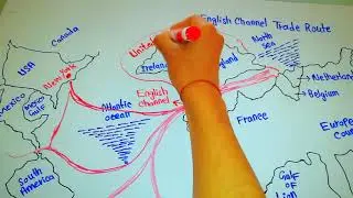 English Channel trade routes map | Trade shipping routes through English Channel || 5min Knowledge