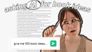Я попросил ИИ дать мне *100* идей для книг...🎲📖 (и это меня удивило) Реакция писателя на ChatGPT