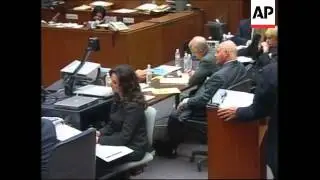 Second day of Phil Spector murder trial