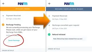 [Recharge Pending] We are currently processing your Recharge [100% REFUND]