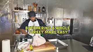 BUTCHERING A WHOLE TURKEY MADE EASY