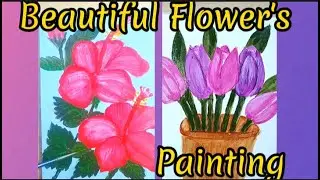 How to Master Beautiful flowers Painting | Acrylic Painting | Gerald Art Journey
