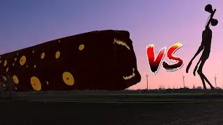 Siren Head VS Train Eater CAUGHT ON CAMERA..!