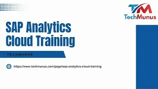 SAP Analytics Cloud Training &ndash; SAP Analytics Cloud Online Training (Course & Certification Tips)
