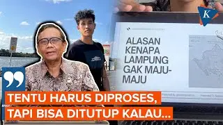 Respons Mahfud MD soal Kasus Tiktoker Bima Kritik Lampung
