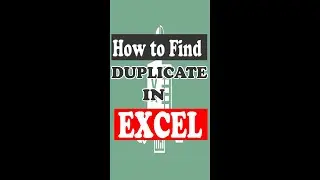 How to Find Duplicate in Excel | Excel Tutorial
