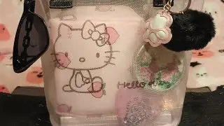 What's In My Hello Kitty Pink Mesh Tote from Temu [Premiere Video]