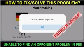 HOW TO SOLVE UNABLE TO FIND AN OPPONENT IN PES ll PES ONLINE MATCH PROBLEM