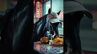 depressed horse #SurrealArt #MilesAldridge #ShortFilmVibes #ArtisticShorts