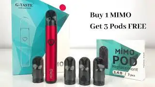 [Buy 1, Get 1 FREE] G-taste MIMO Pod Kit, get 1 pack of 1.4ohm MIMO Pod for Free (3 pods)