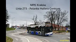 MPK Kraków: Linia 273 - Polanka Hallera Centrum (Google Maps)