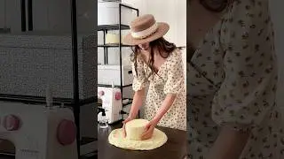 Making custom hats #hatlover #hatmaking #hats #customhat #millinery #diy #girlinahat