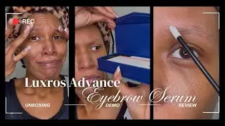 LUXROS Eyebrow Growth Serum Review | How to Get Fuller Brows Fast | Shop with YouTube