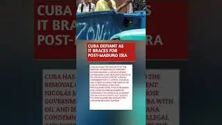 Cuba defiant as it braces for post-Maduro era #news #breakingnews