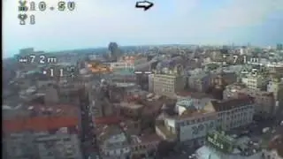 Urban aerial photography FPV Tricopter-km 0 Bucharest
