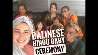Bali'de Hindu bebek torenine katildim/ Balinese-Hindu/ 37-day baby ceremony PART II