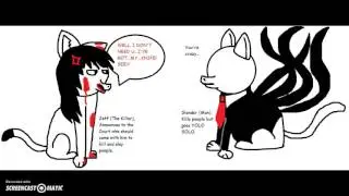 Jeff the Killer and Slender Skit