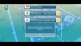 Practice soccer in a neighbor&rsquo;s town | the sims free play