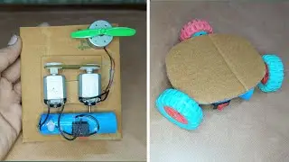 Top 2 Best Cardboard Inventions At Home - How to Make Dual Motor Power Fan & Three Motor Rounder Car