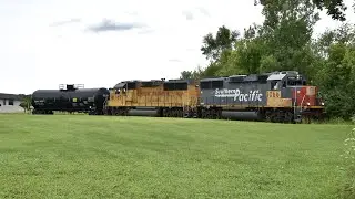 Southern Pacific GP60 on UP LSF54