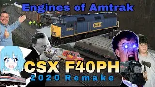 Локомотивы Amtrak - CSX F40PH (ремейк 2020 года) | Специальный выпуск 