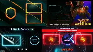 Top 5 free outro templates | top 5 gaming outro | top 5 new outro 2020 \\ no copyright | outro |