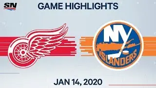 NHL Highlights | Red Wings vs Islanders – Jan. 14, 2020