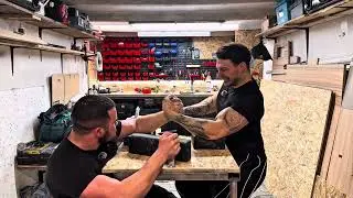 Левая в натяжечку #armwrestling #sports 