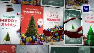 Festive Christmas Stories &ndash; After Effects Template | Holiday Story Pack