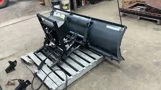 Snow Ex UTV 6' Power Angle Snow Plow For X Series Kubota RTV Complete Setup For RTV Side By Side