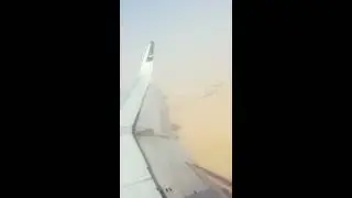 Air Blue A 320 Landing at Sharjah International