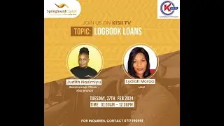 Logbook Loan Product Interview on Kisii TV.