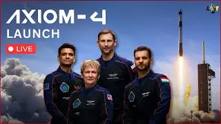 LIVE: SpaceX Axiom-4 Mission (Ax-4) Launch to the ISS | Falcon 9 Launch