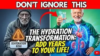 After 60? You Need More Water Than You Think | Hydration Can Save Your Health&rdquo;