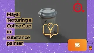 Maya: Texturing a coffee cup in substance painter