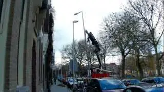Plaatsen van een lichtmast met een Indal Airtrace armatuur.