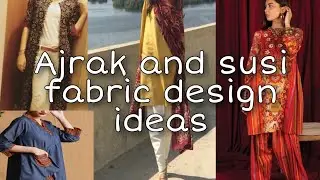 Ajrak dress designs|susi fabric designs| trendy_life|trendylife flair