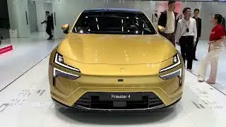 2024 Polestar 4 Swedish Gold Immersive Experience 4K