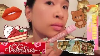 Trying On Lime Crime Lippies and Linners // Plushies, Velvetines, Venus Liners
