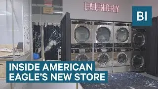 Inside The New American Eagle Store Where You Can Do Your Laundry