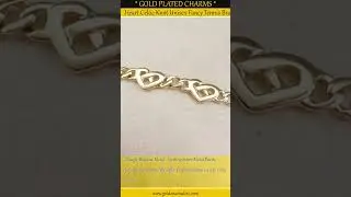Heart Celtic Knot Unisex Fancy Tennis Bracelet 14k Yellow Gold Plated