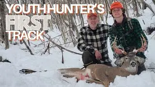 First Buck Tracking in the Snow &ndash; Youth Hunter&rsquo;s Epic Track - New Hampshire
