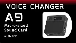 A9 Voice Changer for costumes (mini sized with LCD) #cosplay #voicechanger
