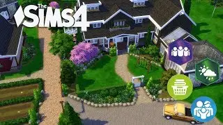 The Sims 4 &mdash; Давайте построим ферму всего с 4 наборами!? (Часть 7) В реальном времени